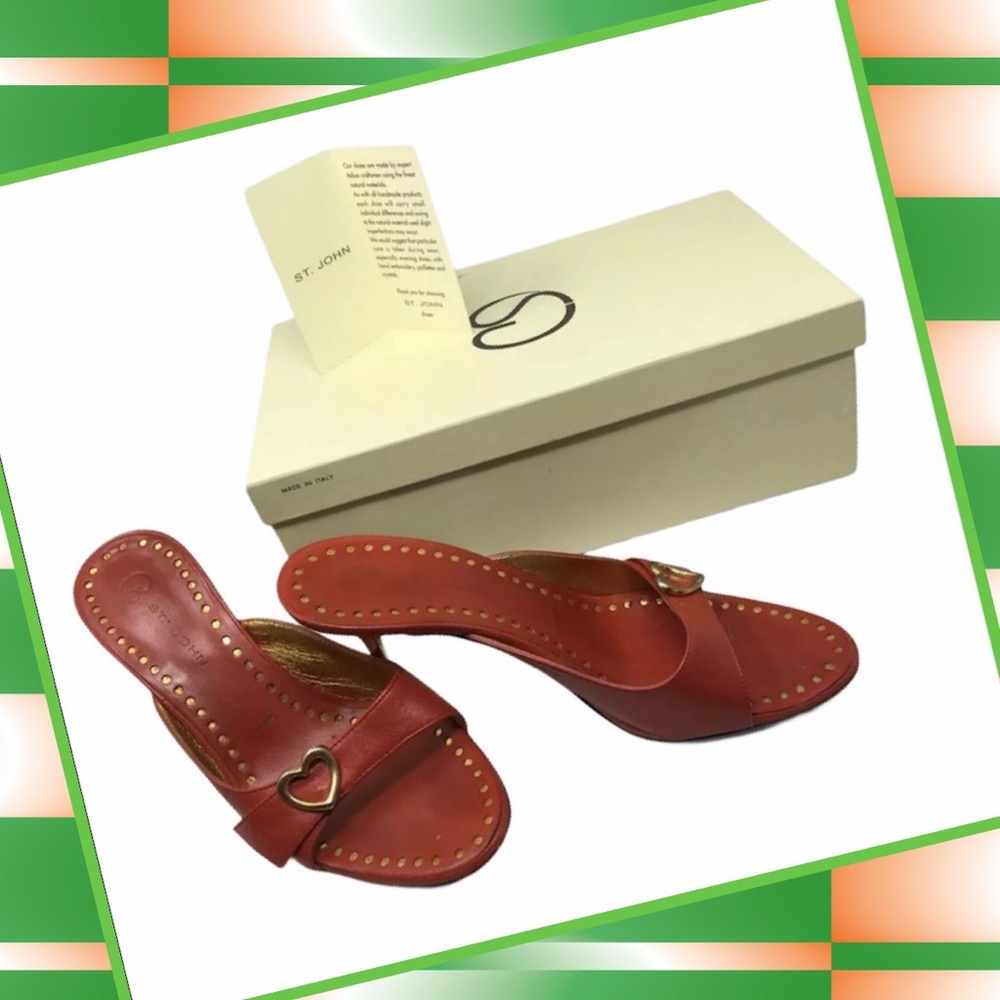 🛍$295 Retail🛍ST. JOHN Tyra Slide Heels